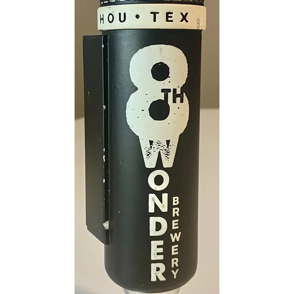 8th Wonder Brewery Astro Dome Beer Tap Handle w/Spinning Star on Top. 11